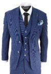 Blue Summer Linen Suit